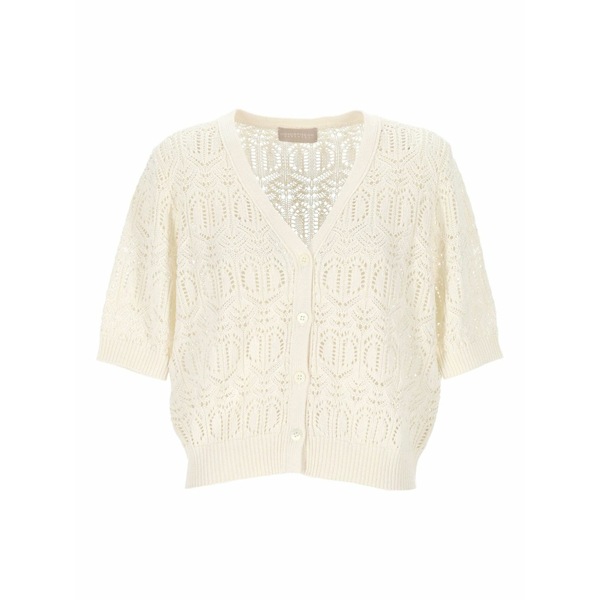 エミスフィール レディース ジレー アウター Buttoned cardigan Neutrals