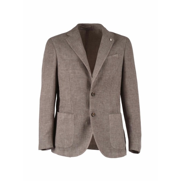 ブランド メンズ ジャケット＆ブルゾン アウター Drop two-button blazer Brown｜asty