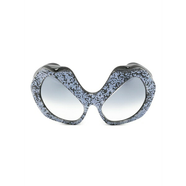 アンナカリンカールソン メンズ サングラス・アイウェア アクセサリー Killing kitten geometric-frame sunglasses Blue|asty