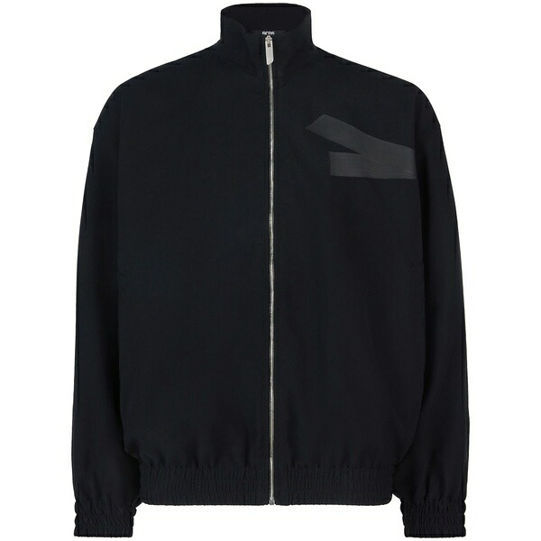 ジーシーディーエス メンズ ジャケット＆ブルゾン アウター Logo-tape bomber jacket Black｜asty