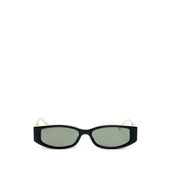 リンダ ファロー レディース サングラス&アイウェア アクセサリー Susie geometric-frame sunglasses Black|asty