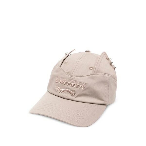 プリンスチャールズ島・ジェフリー メンズ かぶり笠 付属品 Pierced-ears baseball cap Neutrals