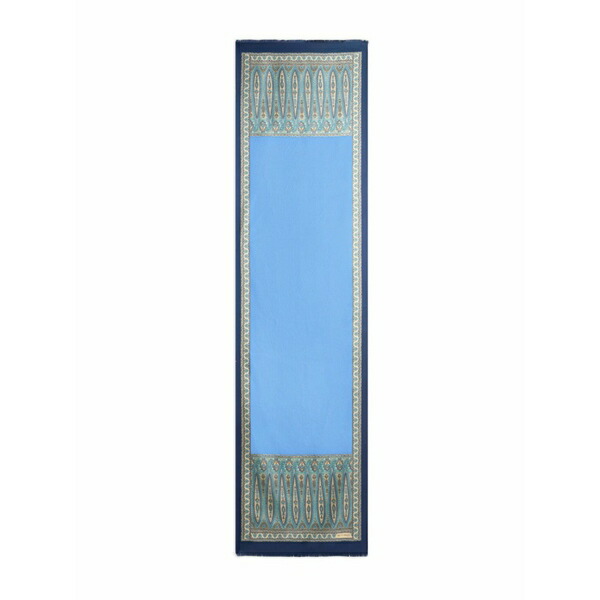 エトロ メンズ 消音装置・袈裟・えり巻き 添え物 Paisley-pattern scarf Blue