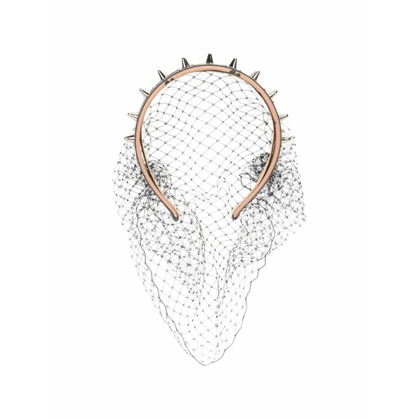レッドヴァレンティノ レディース ヘアアクセサリー アクセサリー Spiked floral hairband Neutrals|asty