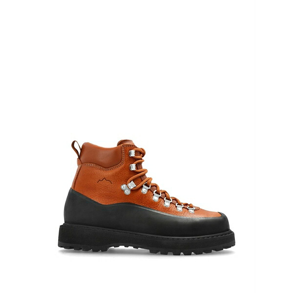 ディエム レディース ブーツ シューズ Roccia vet gomma leather boots Brown|asty