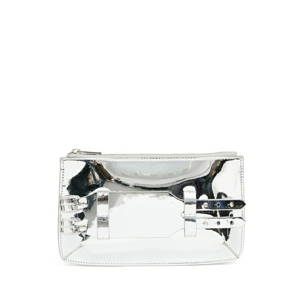 マルタンマルジェラ メンズ 商行為系 御徒面子 Bracelet clutch bag Silver