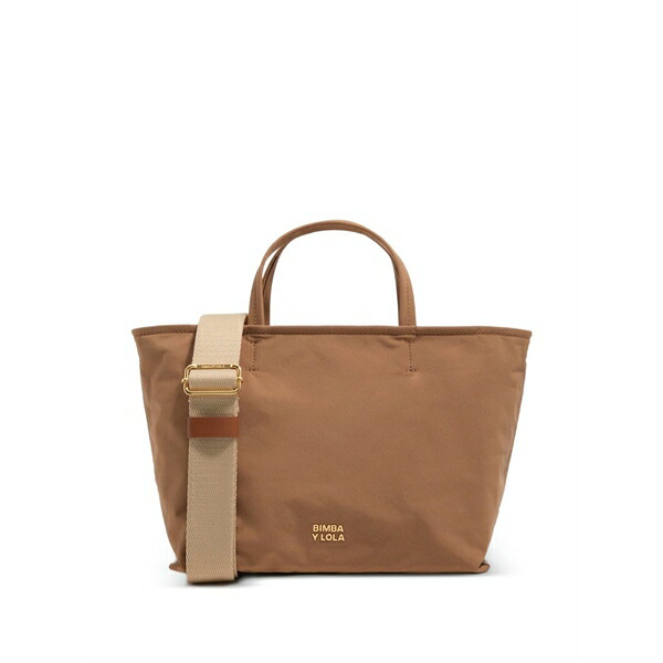 ビンバ イ ローラ レディース トートバッグ バッグ Medium logo-detail tote bag Brown|asty