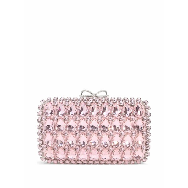 セルフ・ポートレイト レディース クラッチペダル御徒面子 御徒面子 Embellishment clutch bag Pink