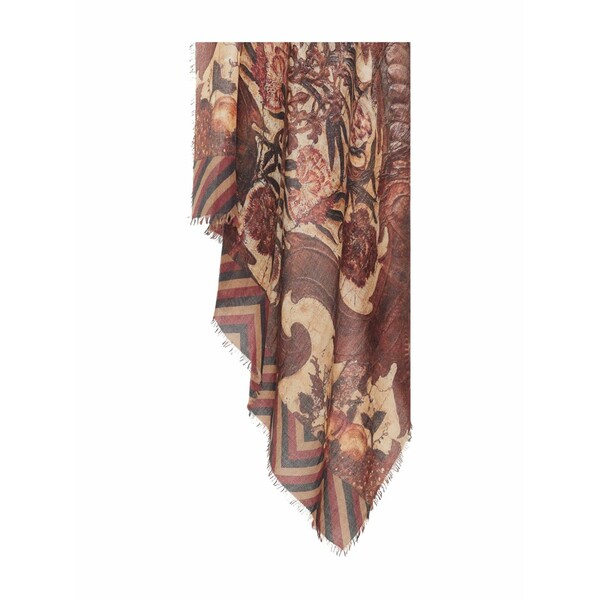 ピエール＝ルイ・マシア メンズ 消音装置・袈裟・えり巻き 添え物 Floral-print scarf Brown
