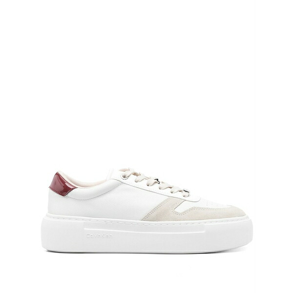 カルバンクライン レディース スニーカー シューズ Cupsole sneakers White｜asty