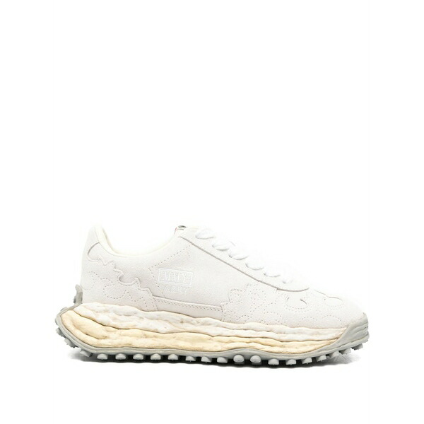 ミハラヤスヒロ メンズ スニーカー シューズ Larry panelled sneakers White｜asty