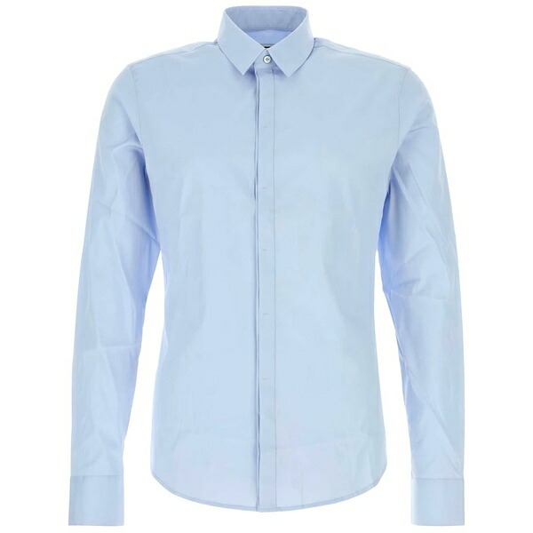 ウーヨンミ メンズ シャツ トップス Poplin shirt Blue｜asty