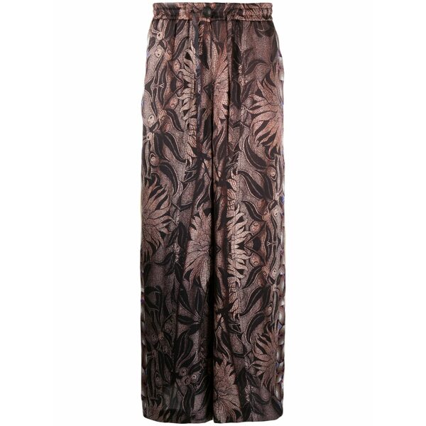 ピエール＝ルイ・マシア メンズ カジュアルパンツ ボトムス Kamut silk trousers Brown｜asty