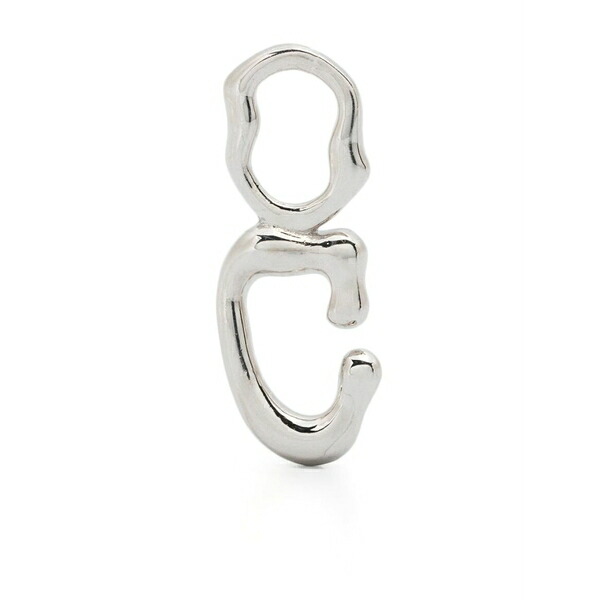 マリア ブラック レディース ピアス＆イヤリング アクセサリー Fluent letter c charm Silver｜asty 17,626円
