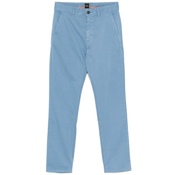 ボス メンズ カジュアルパンツ ボトムス Slim-fit chinos Blue｜asty