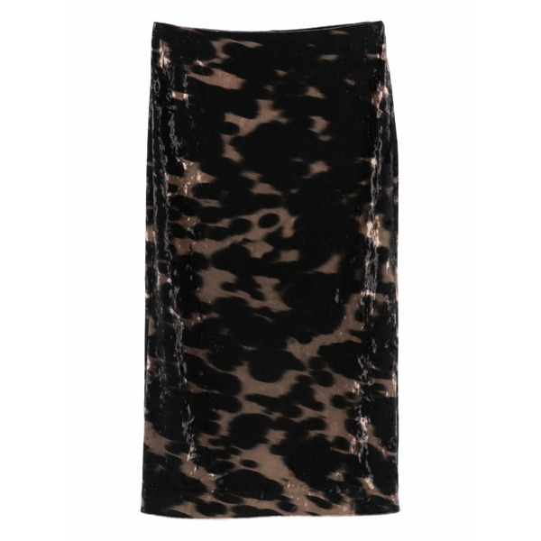 ナヌーシュカ レディース スカート ボトムス Velvet print pencil skirt Black｜asty 77,440円