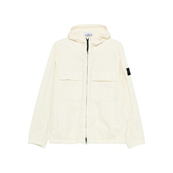 ストーンアイランド メンズ ジャケット&ブルゾン アウター Hooded pocket jacket Neutrals|asty