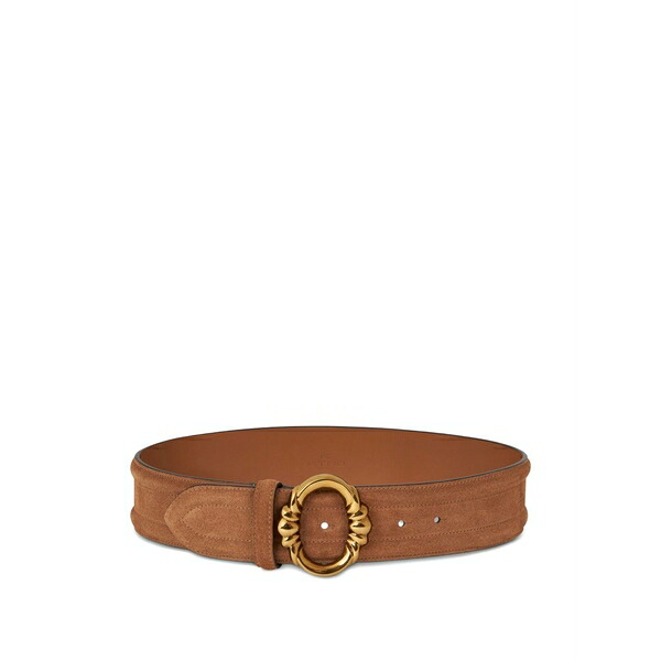 エトロ レディース 三尺帯 付属物 Oval-buckle suede belt -