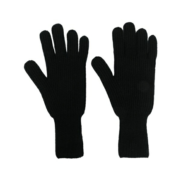 バリー レディース 手袋 アクセサリー Intarsia-knit cashmere gloves Black｜asty 44,070円