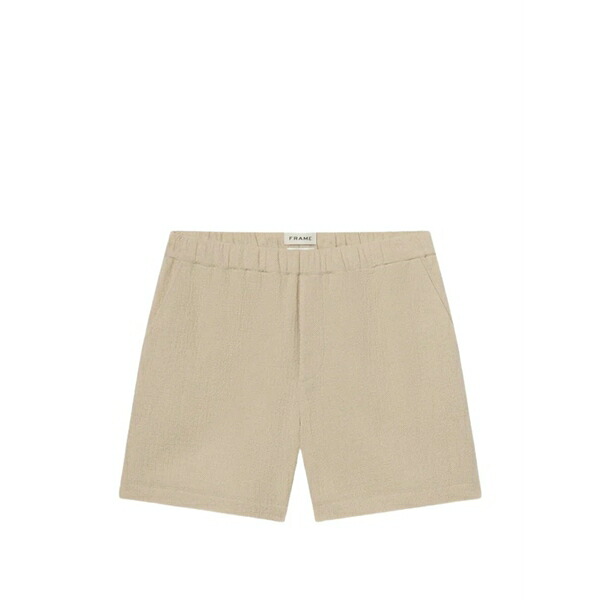 フレーム メンズ カジュアルパンツ ボトムス Elasticated shorts Neutrals|asty