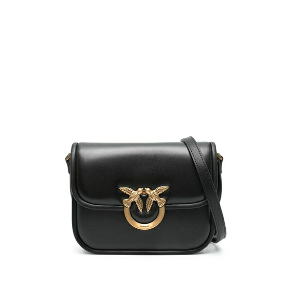 ピンコ レディース ショルダーバッグ バッグ Mini love box shoulder bag Black｜asty
