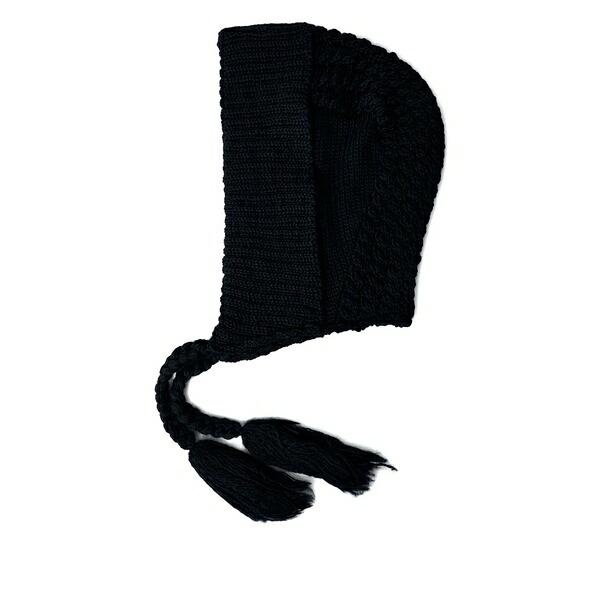 リミフー レディース 帽子 アクセサリー Braided-ties balaclava Black|asty
