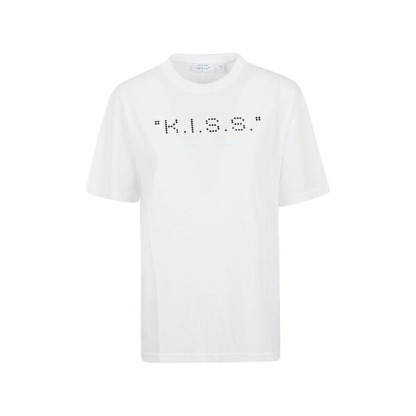 象牙色 レディース プルオーバー トップス Graphic-print t-shirt White