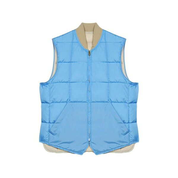 フォルテラ メンズ ジャケット＆ブルゾン アウター Zip-fastening quilted gilet Blue｜asty