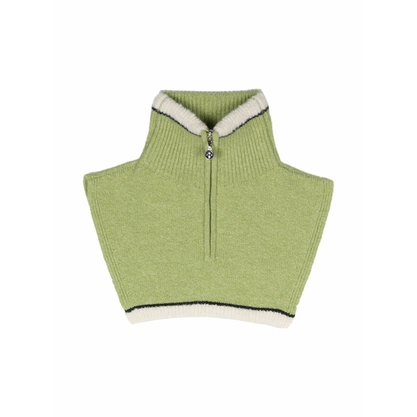バリー メンズ えり巻き・袈裟・えり巻き 付属物 Knitted zip-up scarf Green
