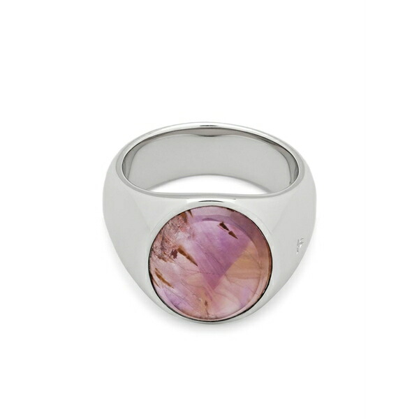 トム木材 メンズ 輪っか 添え物 Oval sakura ring Silver