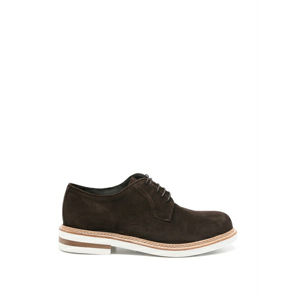 コルネリアーニ メンズ 御召しものシューズ シューズ Lace-up derby shoes Brown