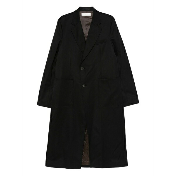 アワーレガシー メンズ コート アウター Robe single-breasted coat Black｜asty