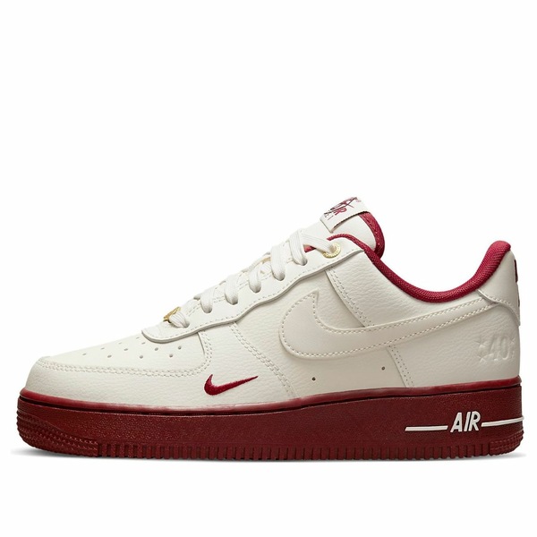 Nike ナイキ レディース スニーカー 【(WMNS) Nike Air Force 1 '07 SE '40th Anniversary - Sail Team Red' DQ7582-100】 サイズ US_W_10.5|asty