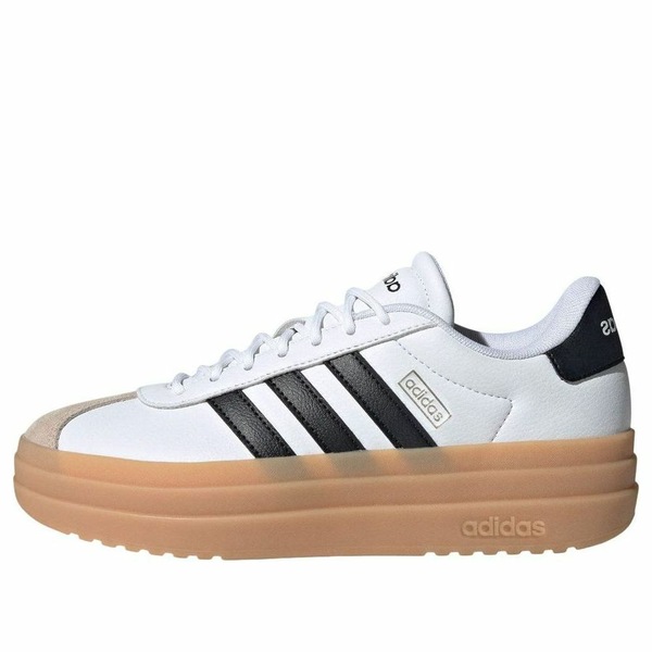 adidas アディダス レディース スニーカー  【(WMNS) adidas VL Court Bold \u0027White Black Beige\u0027 IH3083】  大きさ US_7.5(24.5糎)