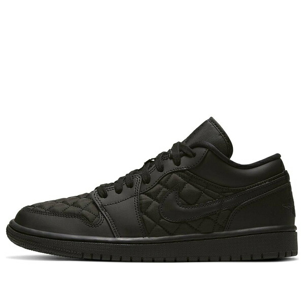 Jordan ジョーダン レディース スニーカー  【(WMNS) Air Jordan 1 Low \u0027Triple Black Quilted\u0027 DB6480-001】  大きさ US_8(25.0糎)