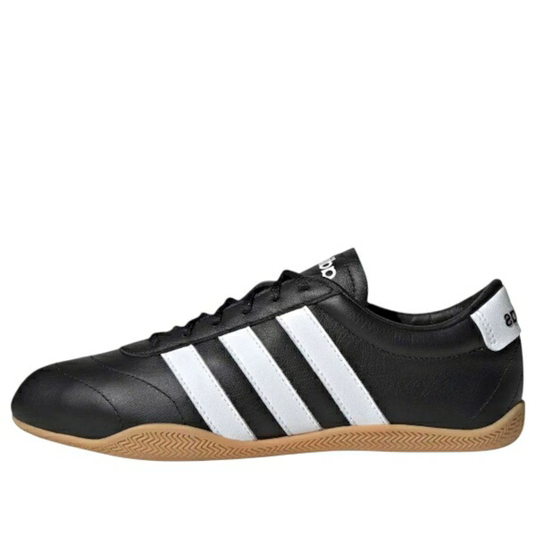 adidas アディダス レディース スニーカー  【(WMNS) adidas Grand Court Lo \u0027Core Black Cloud White Gum\u0027 JQ9684】  大いさ US_8(25.0珊) スニーカー-靴
