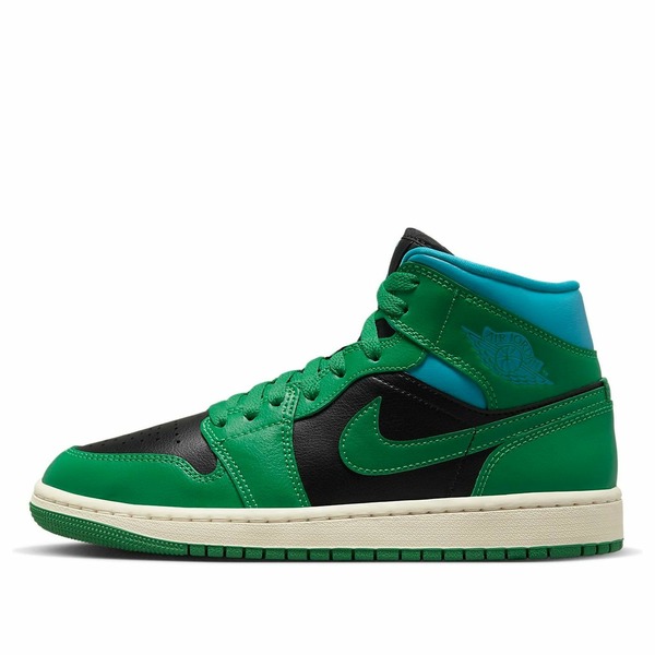 Jordan ジョーダン レディース スニーカー 【(WMNS) Air Jordan 1 Mid 'Green Black' BQ6472-033】 サイズ US_W_10｜asty