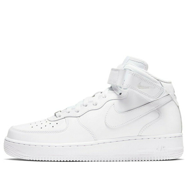 Nike ナイキ レディース スニーカー  【(WMNS) Nike Air Force 1 \u002707 Mid \u0027Triple White\u0027 DD9625-100】  大きさ US_9(26.0糎)