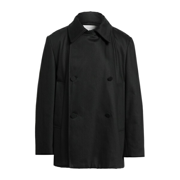 【貨物輸送無料】 ジル・サンダー メンズ 上衣＆上衣 アウター Coats Black