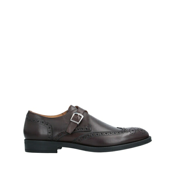 【貨物輸送無料】 ストール・マンテラッシ メンズ スリッポン・ローファー シューズ Loafers Brown