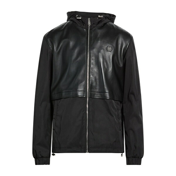 【貨物輸送無料】 フィリップ飾り気の無い メンズ 上衣＆上衣 アウター Jackets Black
