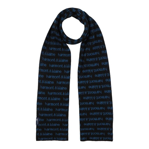 【送料無料】 ハーモント \u0026 ブレイン メンズ マフラー・ストール・スカーフ アクセサリー Scarves Black