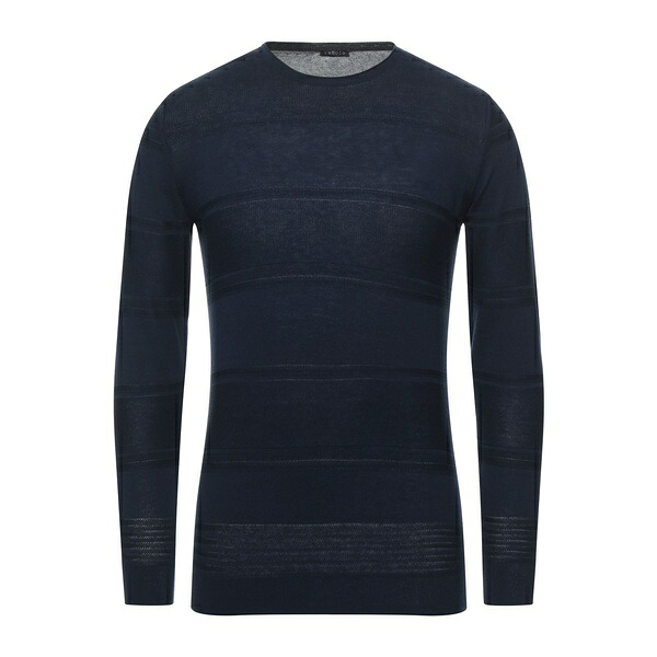 【貨物輸送無料】 レトワ メンズ 編み物\u0026スウェーター アウター Sweaters Blue トップス-ニット・セーター-メンズファッション
