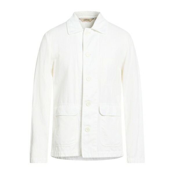 【送料無料】 アスペジ メンズ ジャケット&ブルゾン アウター Jackets White|asty