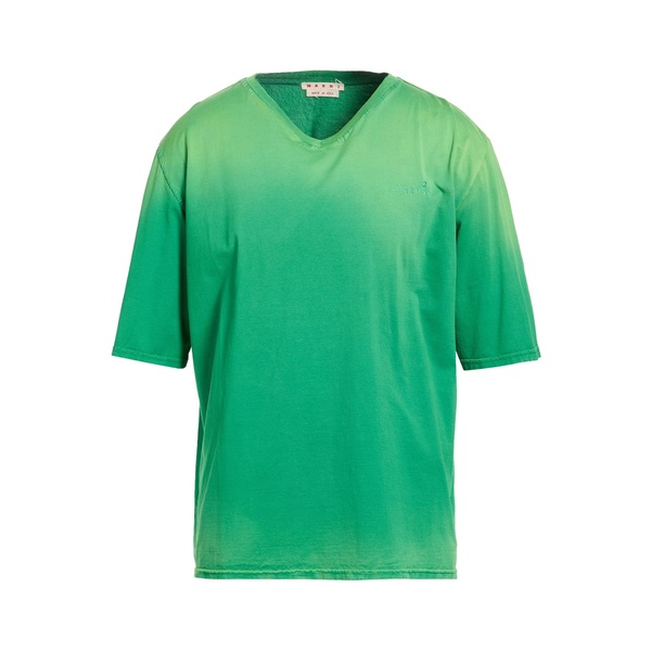 【貨物輸送無料】 マルニ メンズ ティーシャツ トップス T-shirts Green Tシャツ・カットソー-トップス-メンズファッション