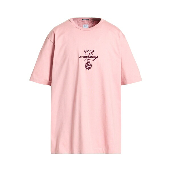 【貨物輸送無料】 シーピーカンパニー メンズ プルオーバー トップス T-shirts Pink