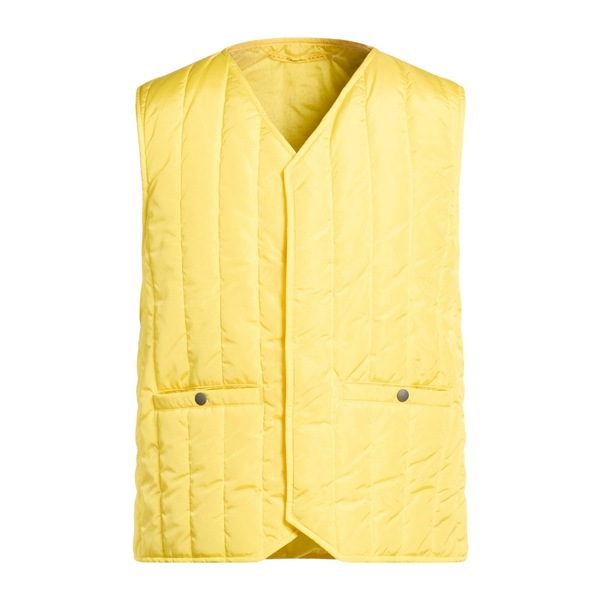 【貨物輸送無料】 モンテドーロ メンズ 上衣＆上衣 アウター Vests Yellow コート・ジャケット-メンズファッション