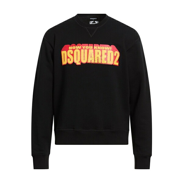 【送料無料】 ディースクエアード メンズ パーカー・スウェットシャツ アウター Sweatshirts Black｜asty