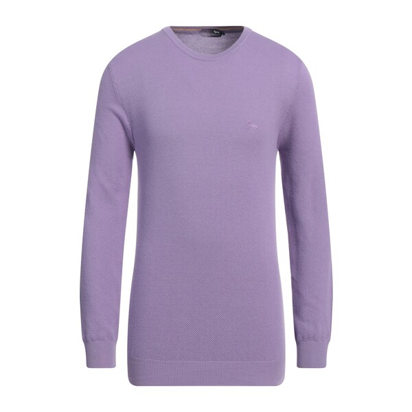【貨物輸送無料】 ハーモント \u0026 知恵袋 メンズ 編み物\u0026プルオーバー アウター Sweaters Purple