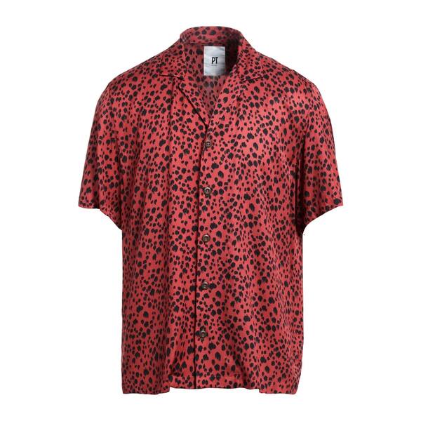 【貨物輸送無料】 PTトリノ メンズ プルオーバー トップス Shirts Red